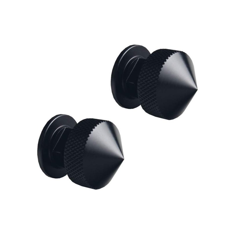 JGR 1 Pair Welding Hood (Pipeliner) Fasteners Aluminum (Spiked-Black) - Image 1